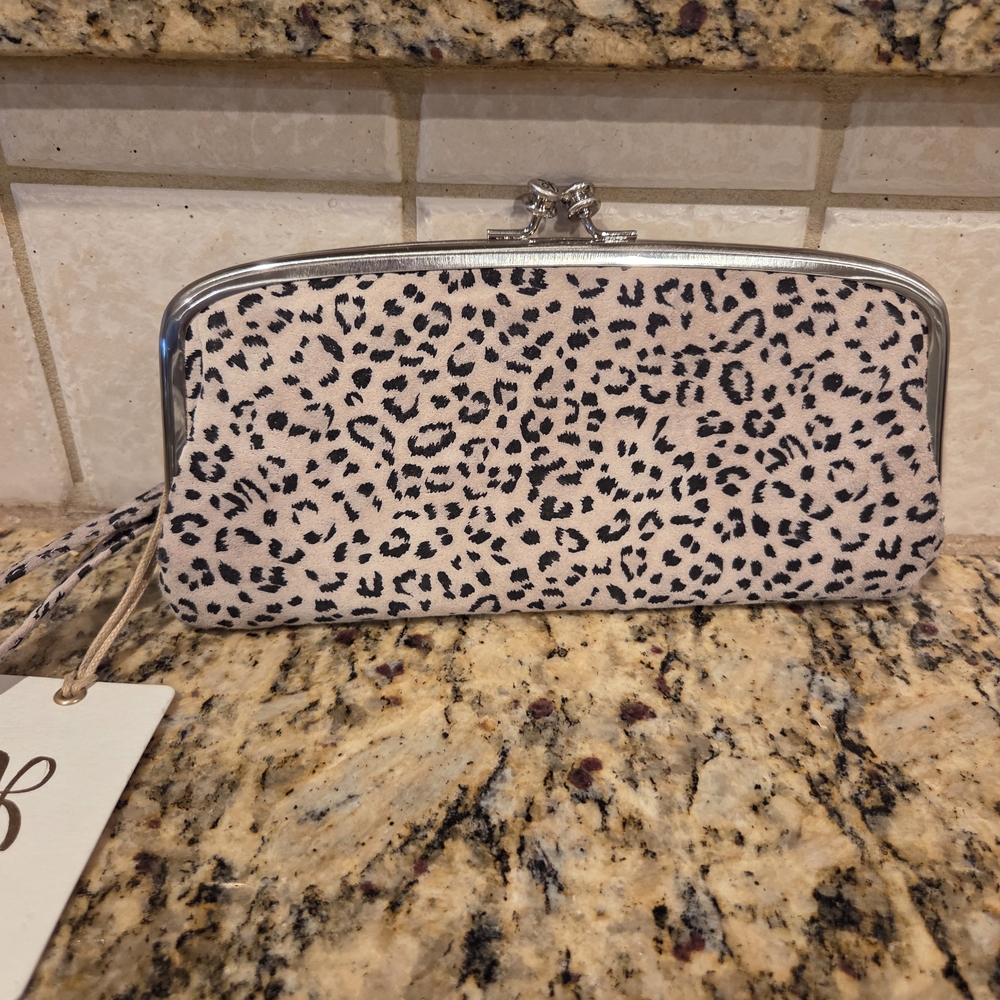 Leopard Print Clutch Wallet